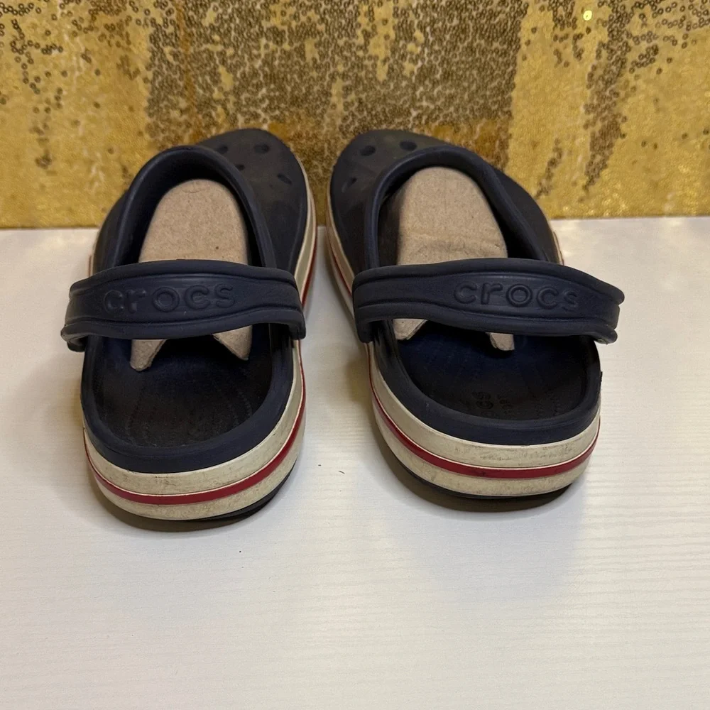 CROCS Navy and Red Water Shoes